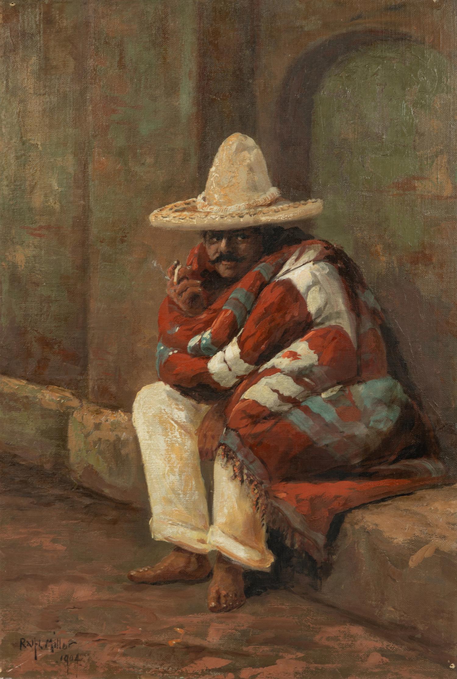 Man Smoking in Serrape