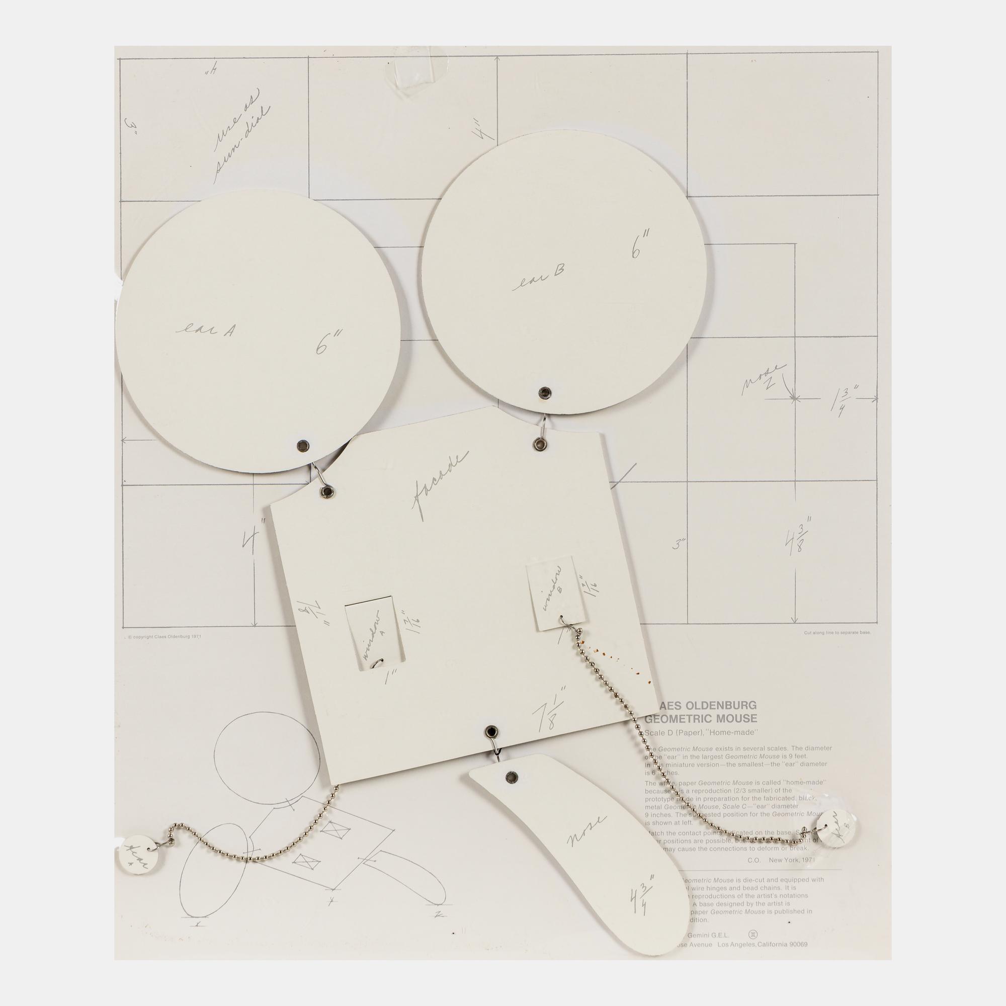 Geometric Mouse Scale D , 1971
