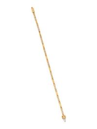 YELLOW GOLD AND DIAMOND BRACELET