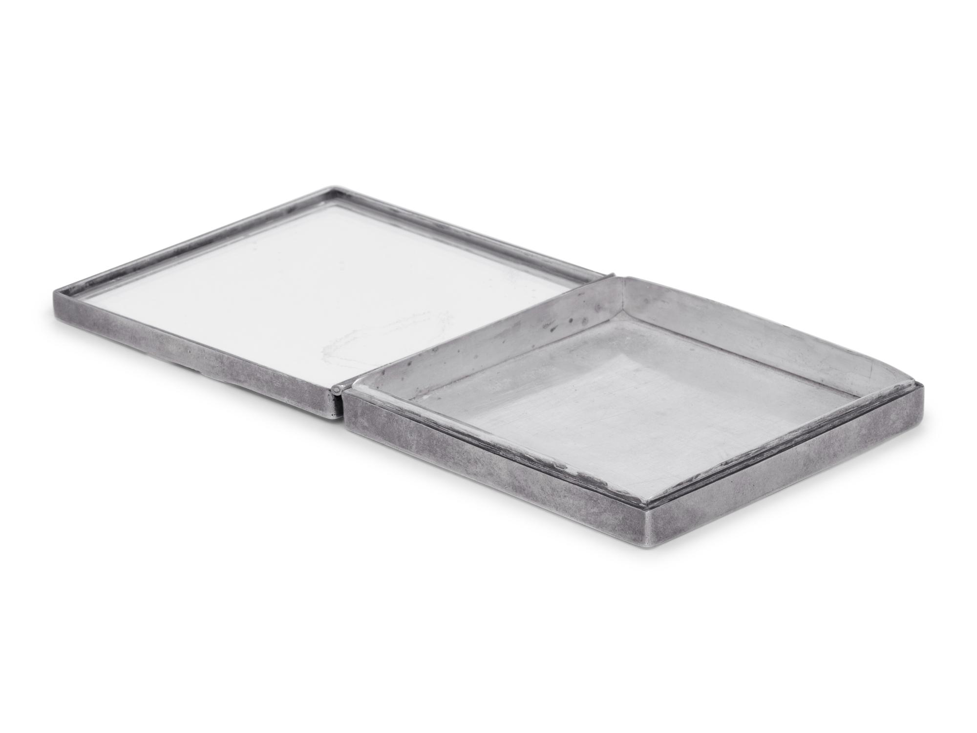 An American Arts & Crafts Silver Compact