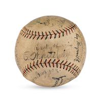 A 1930 Detroit Tigers Team Signed Autograph Baseball (JSA Letter of Authenticity)