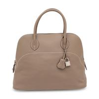 Hermès, Bolide 35 in Étain Swift Leather