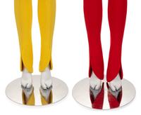 Two Unlabeled Haute Couture Pairs of Pants; Attributed to Pierre Cardin, 1990-2000s