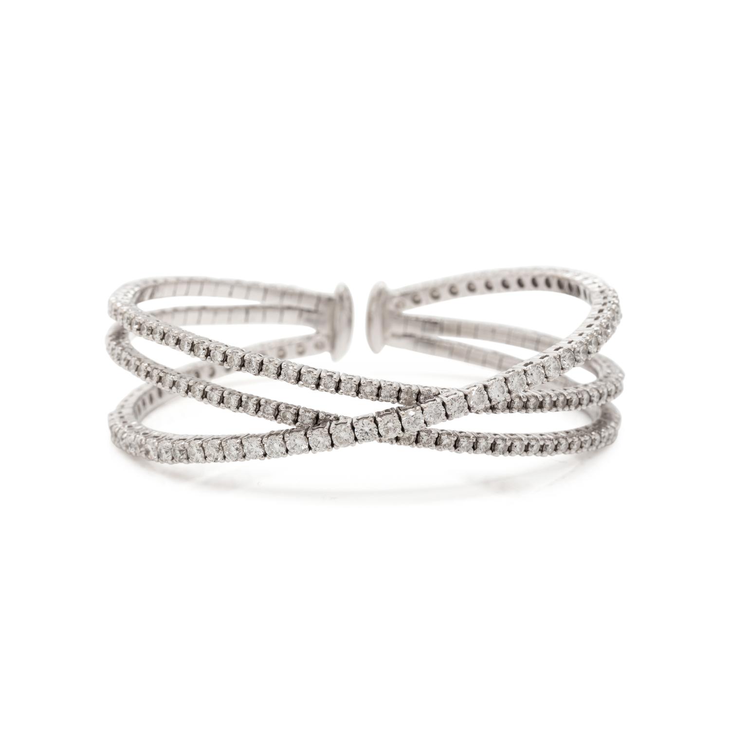 WHITE GOLD AND DIAMOND BRACELET