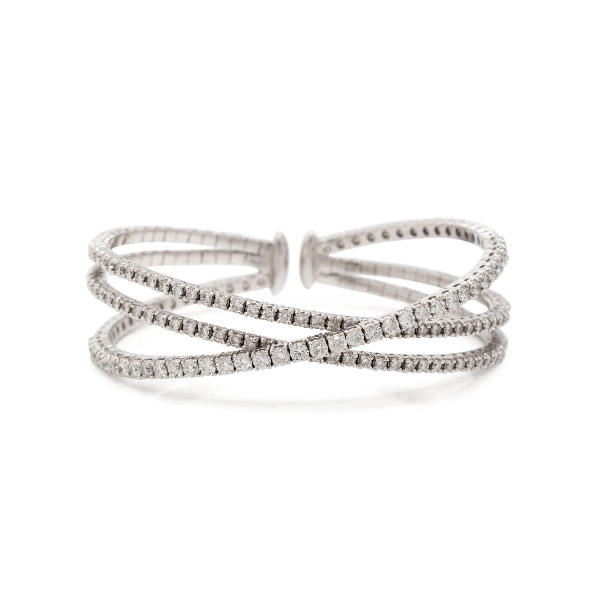 WHITE GOLD AND DIAMOND BRACELET