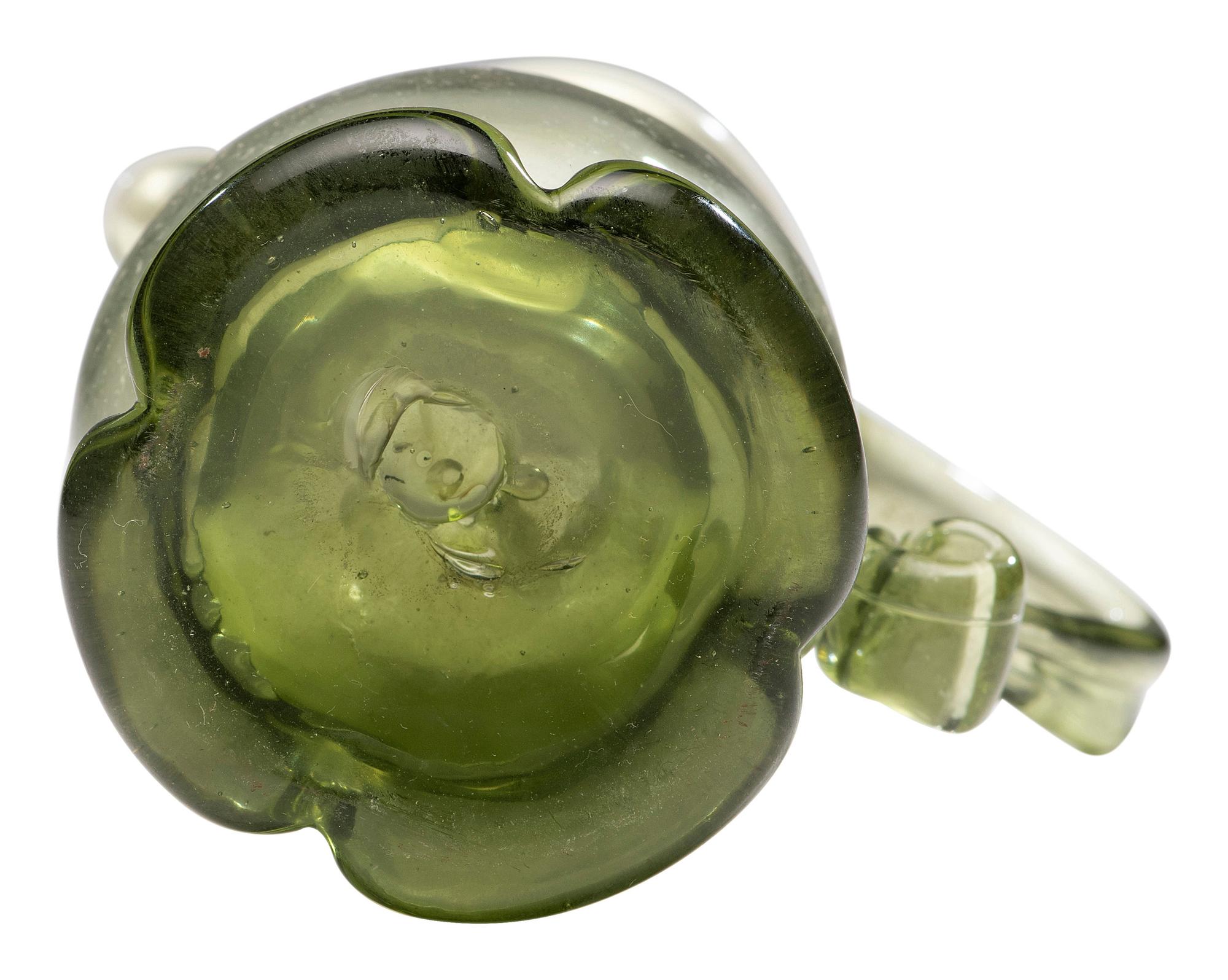 [AMERICANA]. A trio of glass vessels, comprising: