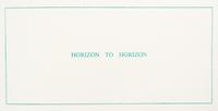 CUTTS, SIMON AND IAN HAMILTON FINLAY. Lines of Thin Pale Blue and Red. Nevers, 1990. (with one other)