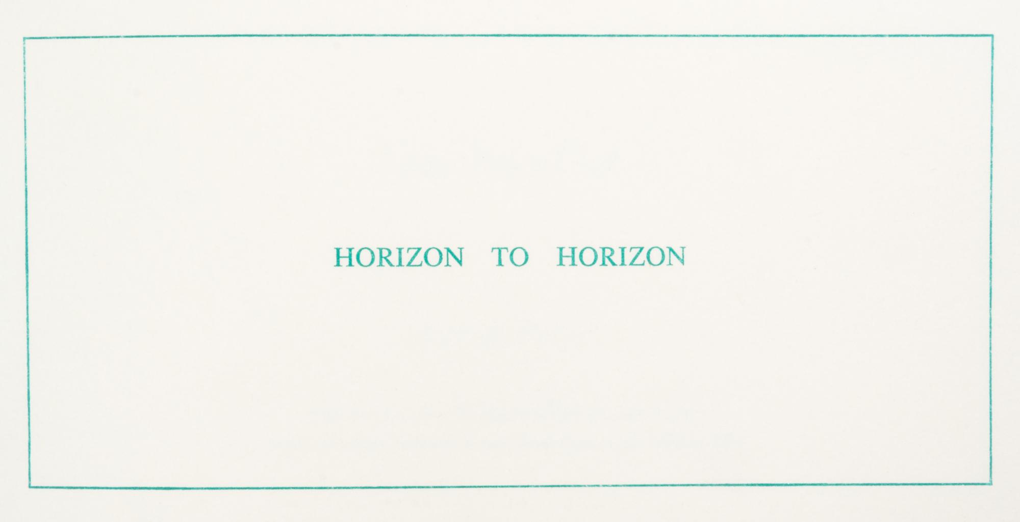 CUTTS, SIMON AND IAN HAMILTON FINLAY. Lines of Thin Pale Blue and Red. Nevers, 1990. (with one other)