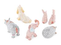 Six Small Herend Porcelain Animal Figurines