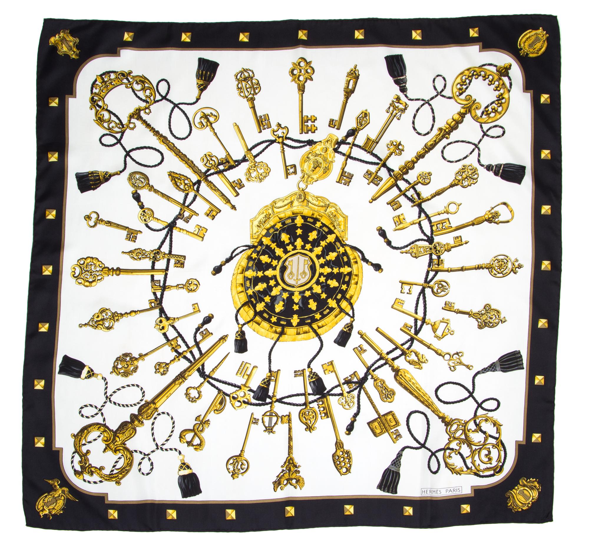 An Hermes 90cm Silk Scarf, 36" x 36".