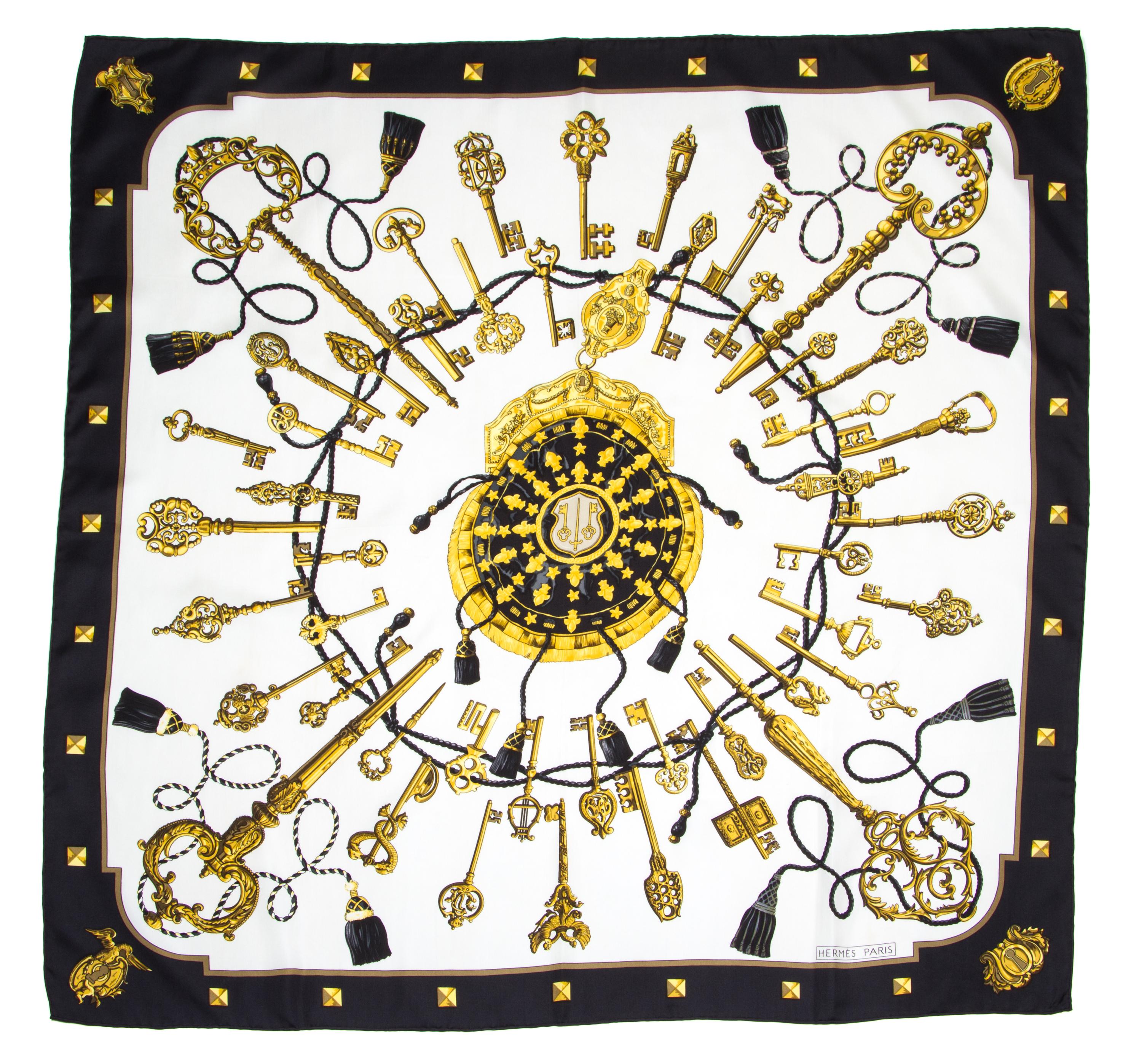 An Hermes 90cm Silk Scarf, 36" x 36".