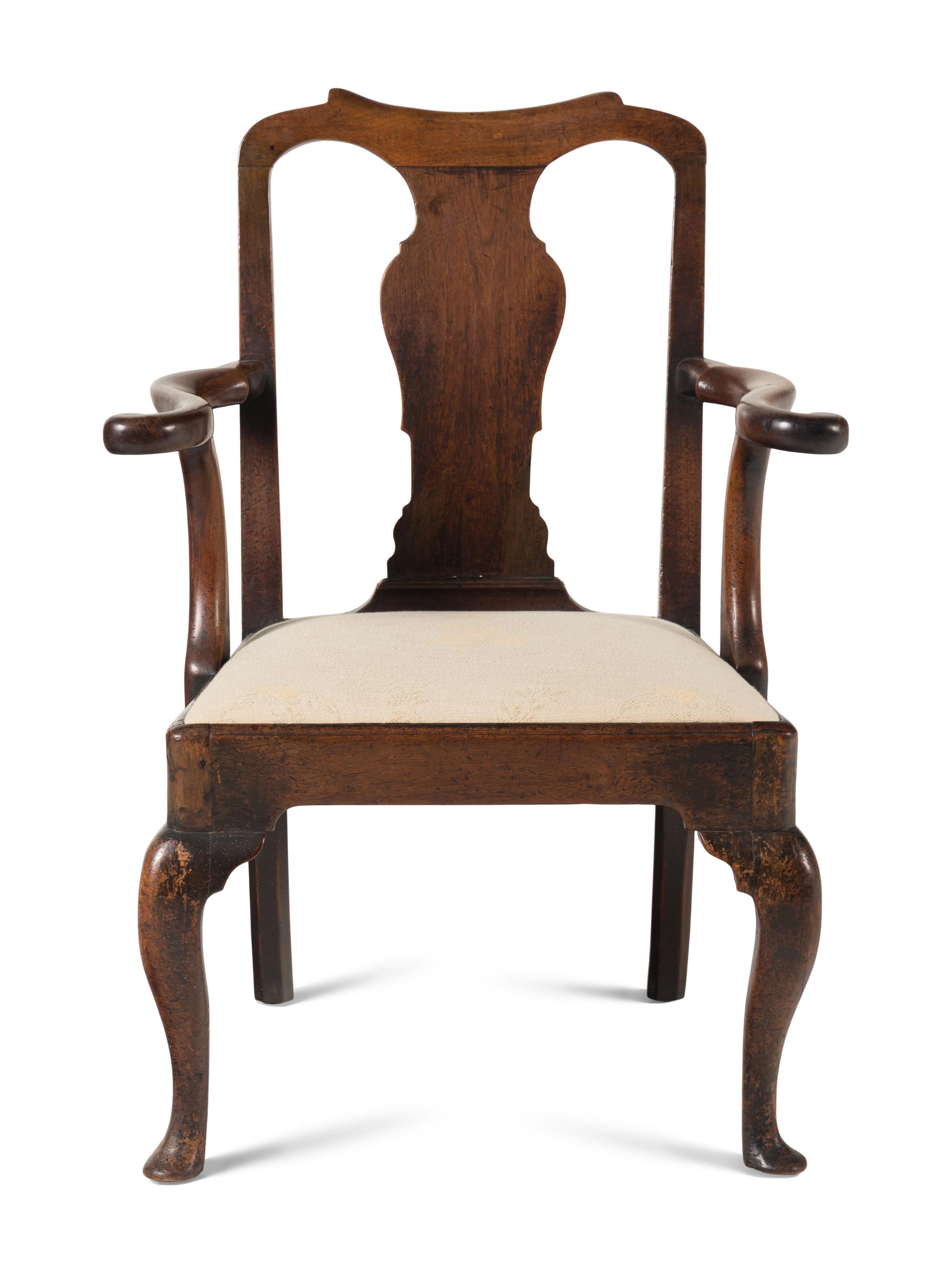 A George I Walnut Armchair