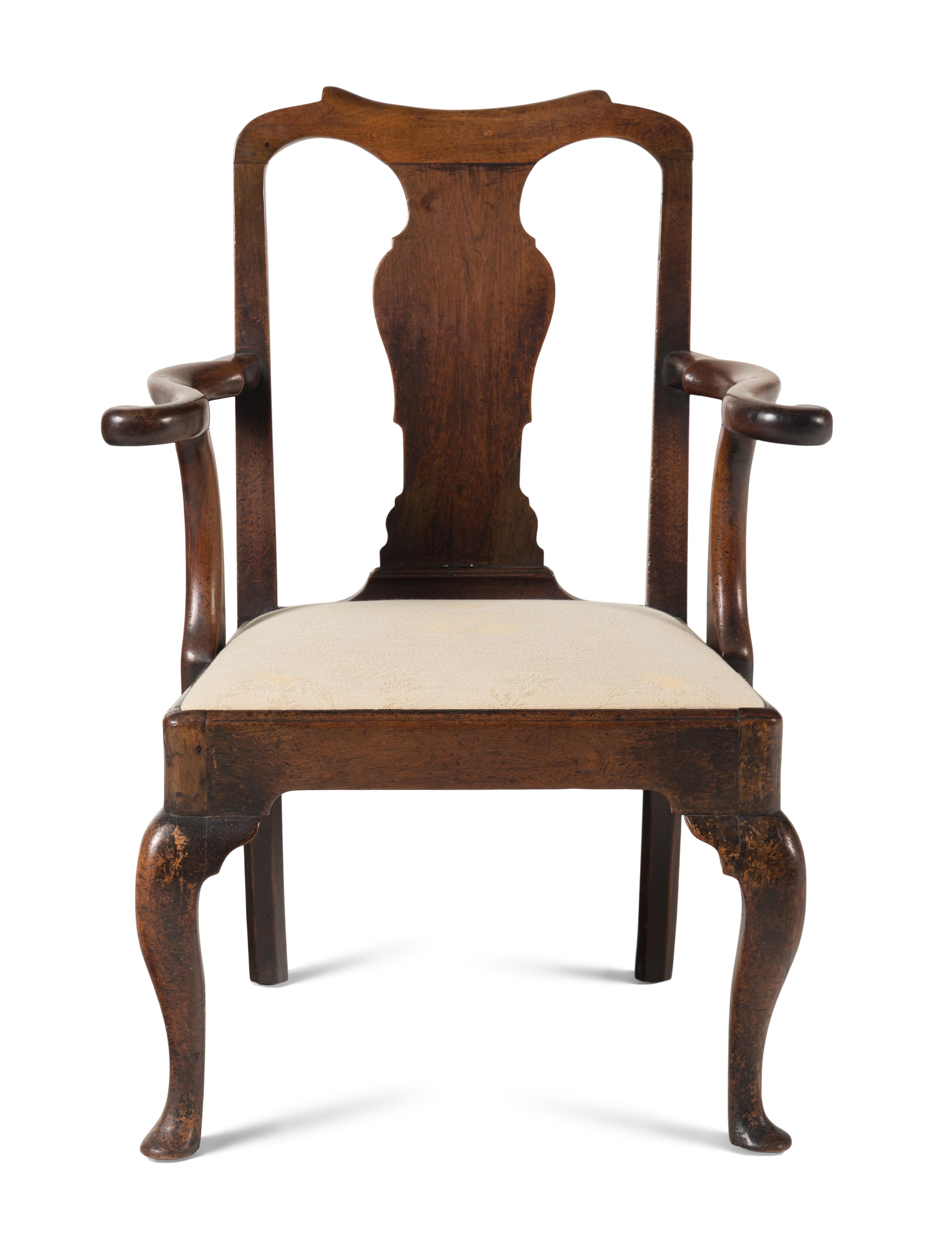A George I Walnut Armchair