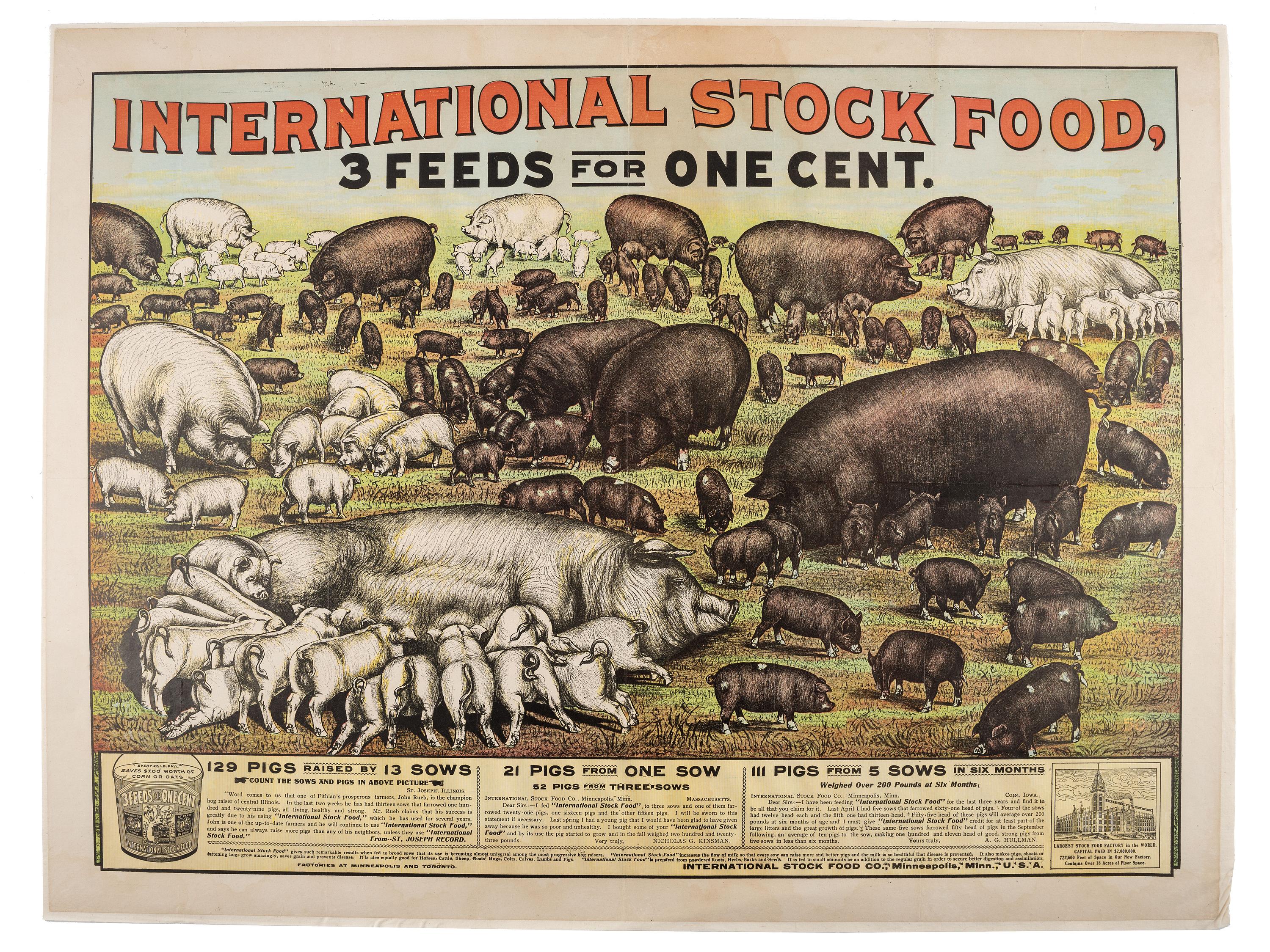 Six Historic and Agricultural Lithographs