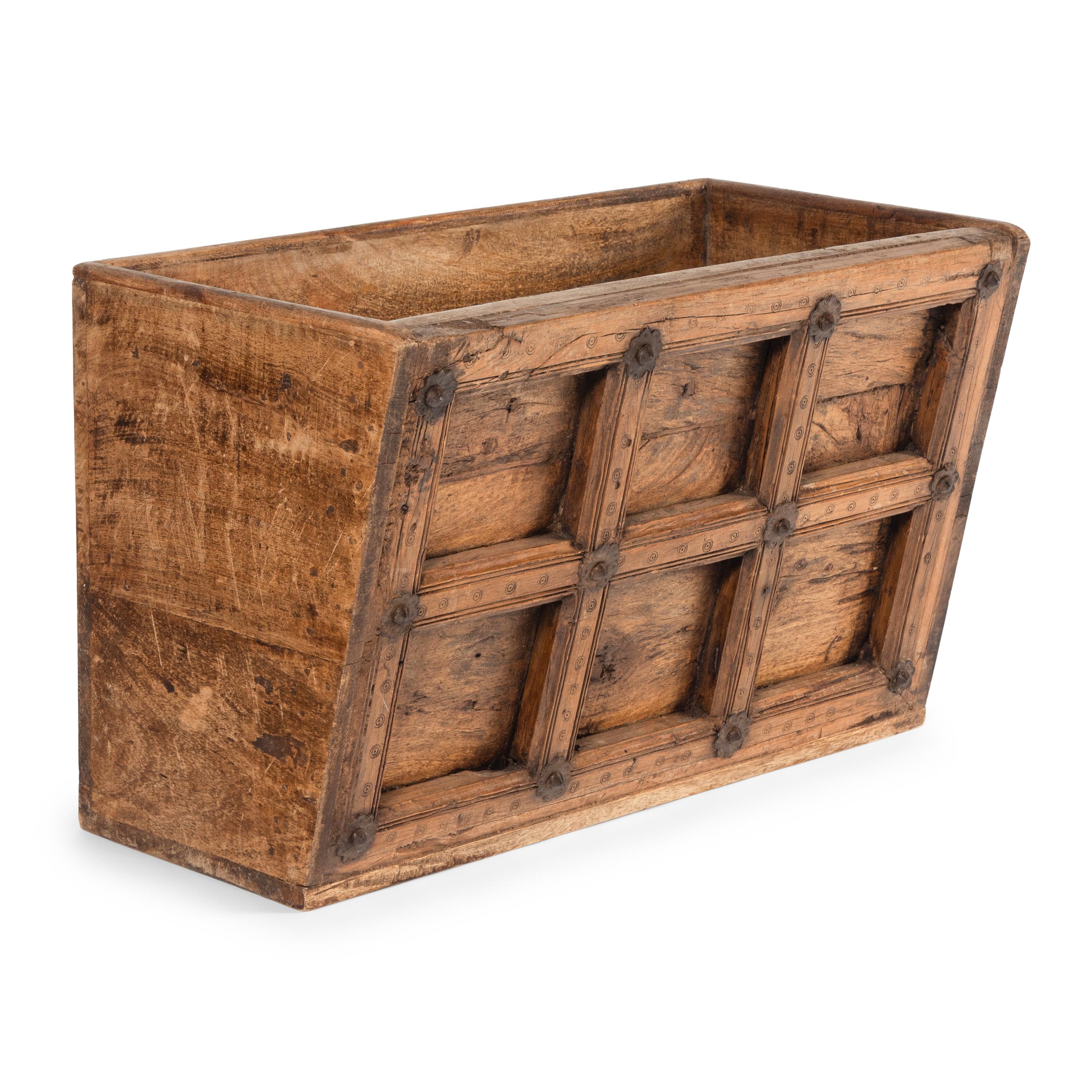 An Indian Teakwood Coffer