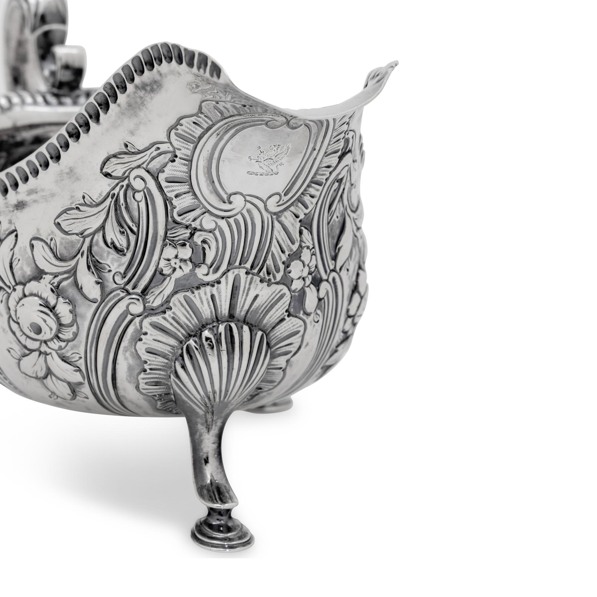 A Pair of Irish George III Silver Sauce Boats