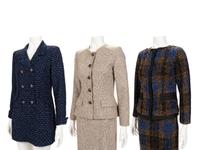 Five Designer Items: Carolina Herrera Skirt Suit, Oscar de la Renta Skirt Suit, Oscar de la Renta Jacket 2008-10s