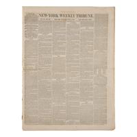 [Women's Rights] New-York Weekly Tribune, Advertising First Women's Rights Convention Held in Pennsylvania, May 8, 1852