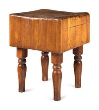 A French Butcher's-Block Table