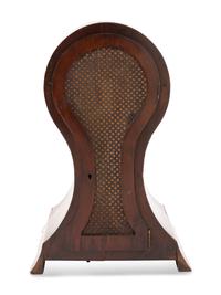 A George III Style Double-Fusée Mahogany Mantel Clock
