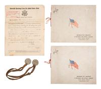 [WORLD WARS]. Archive featuring WWI photo album with scarce photographs from the Russian front.