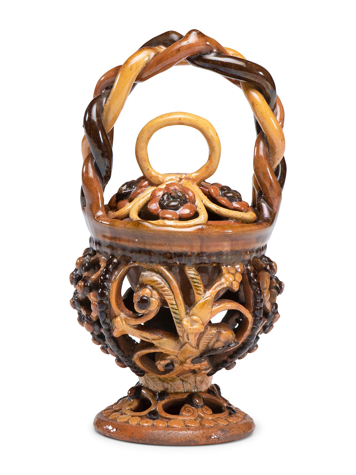 A French Redware Bride's Basket