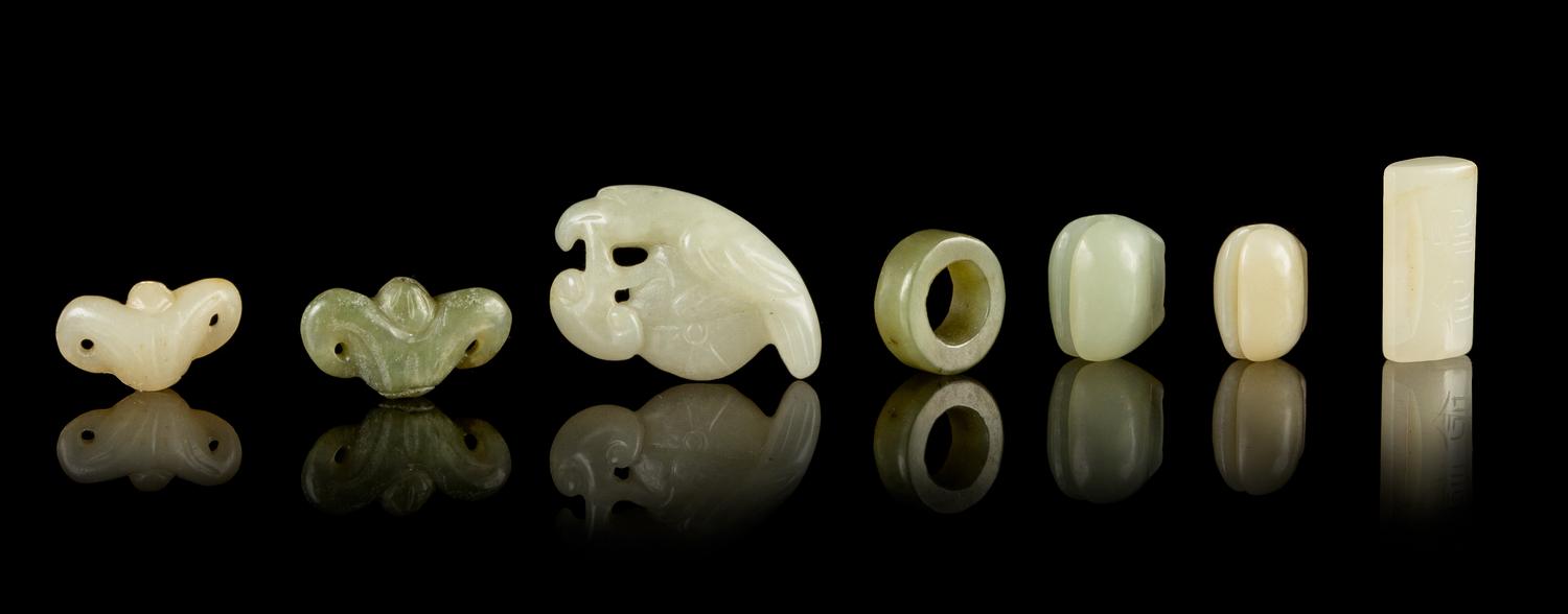 Seven Small Jade Carvings