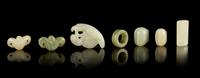 Seven Small Jade Carvings