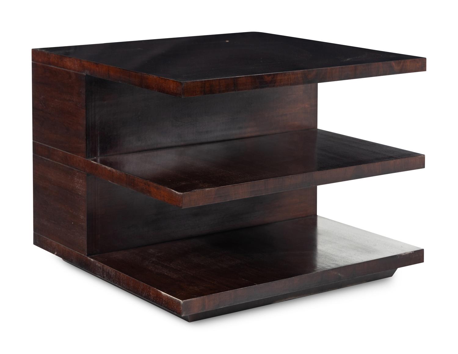 A Pair of Kerry Joyce Sculley Three-Tier Side Tables