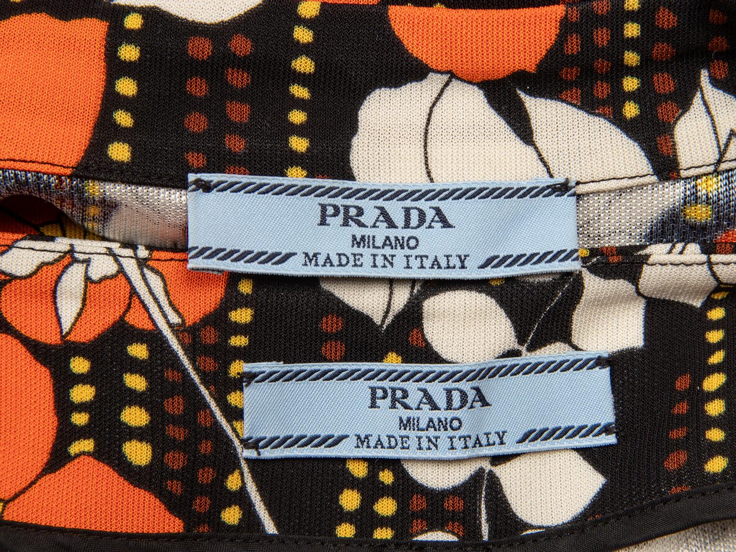 [ARO] PRADA, FLORAL-PRINT PANT ENSEMBLE, 2019