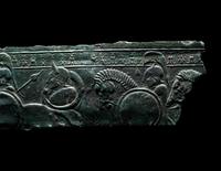 An Etruscan Bronze Fragment of a Relief