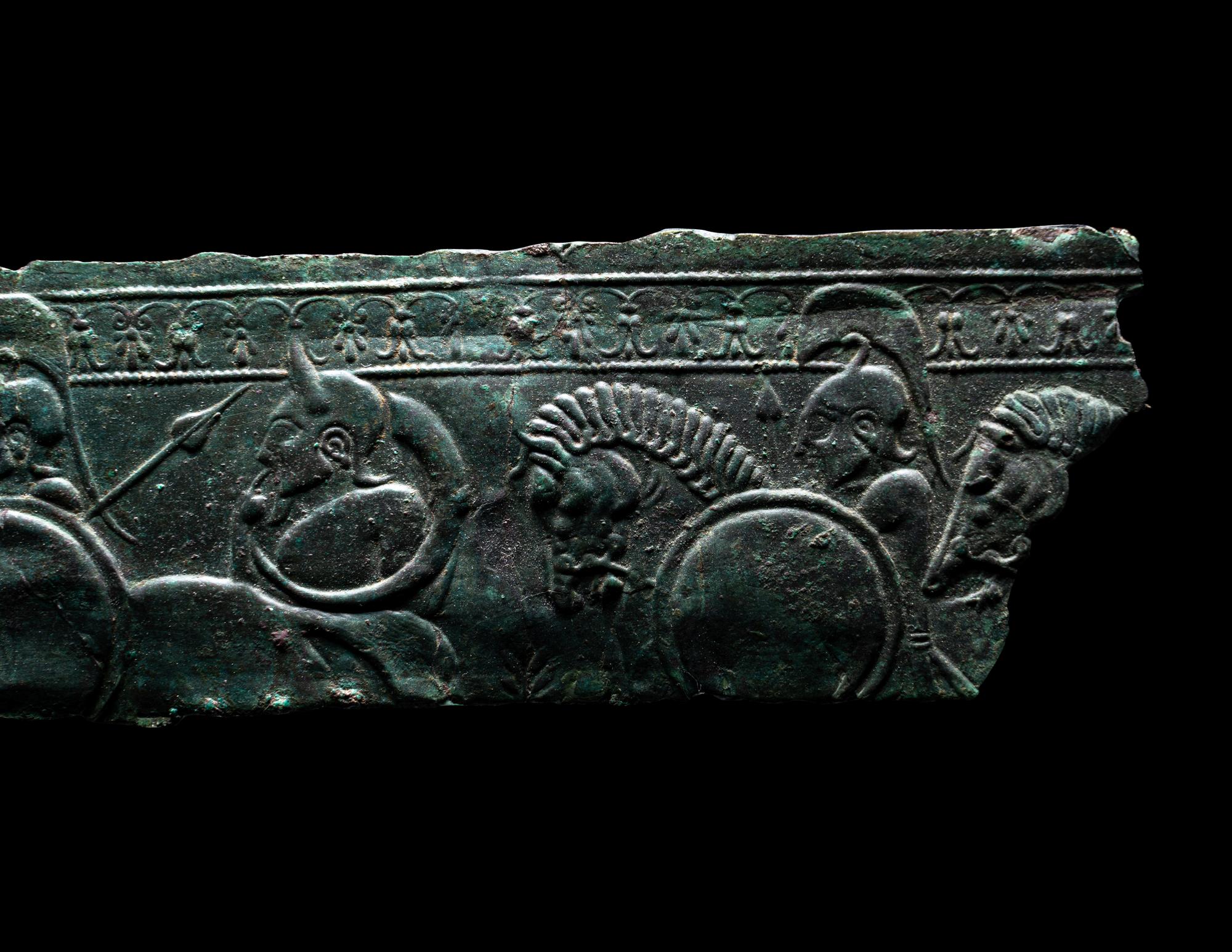 An Etruscan Bronze Fragment of a Relief