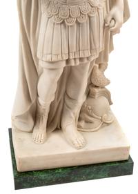 A Pair of Italian Carved Marble Figures