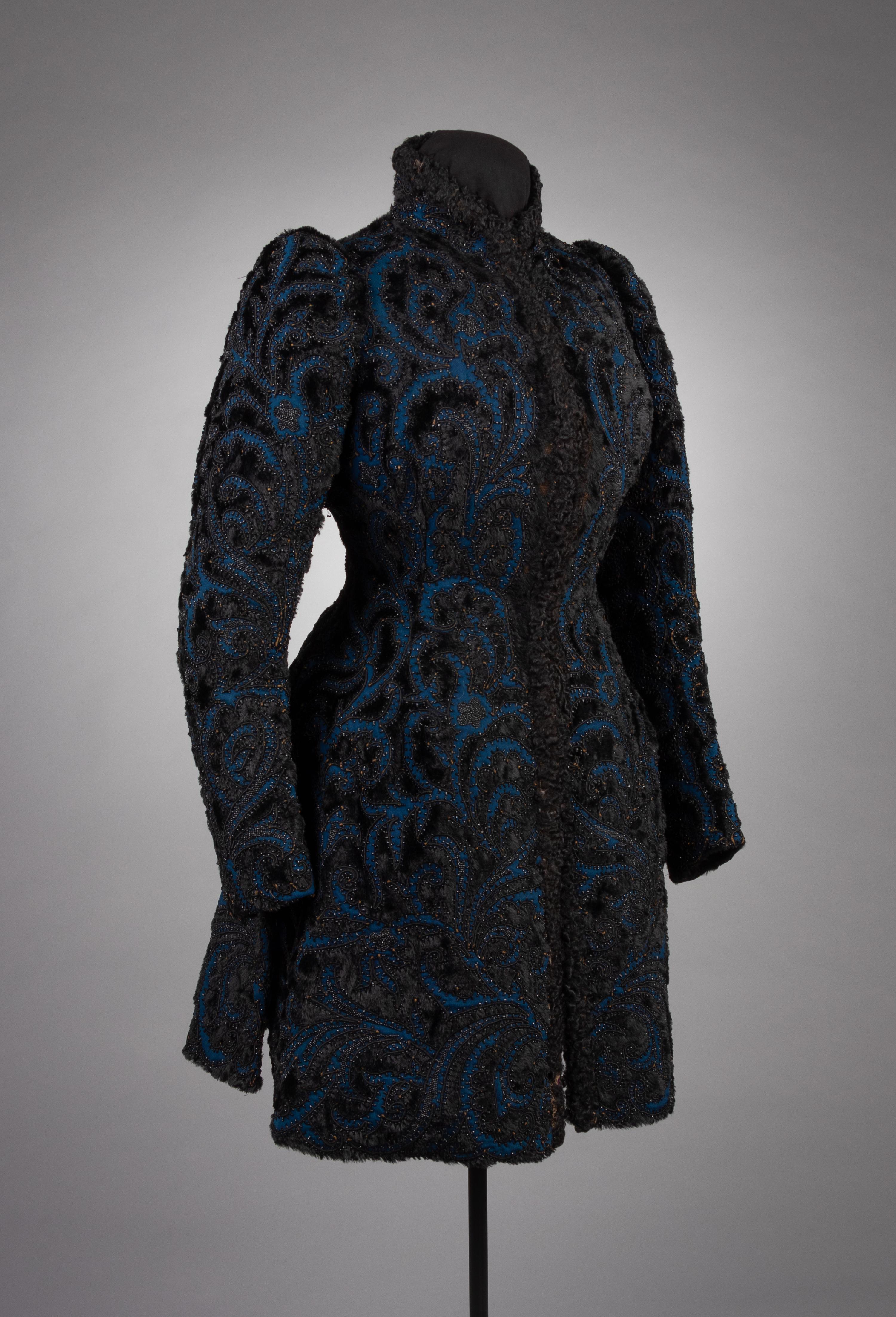 Emile Pingat Embroidered Wool Coat, c1890