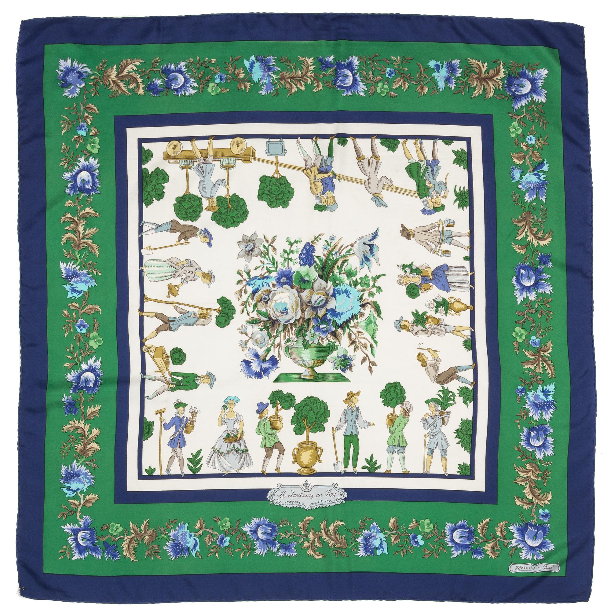 An Hermes 90cm Silk Scarf, 36" x 36".