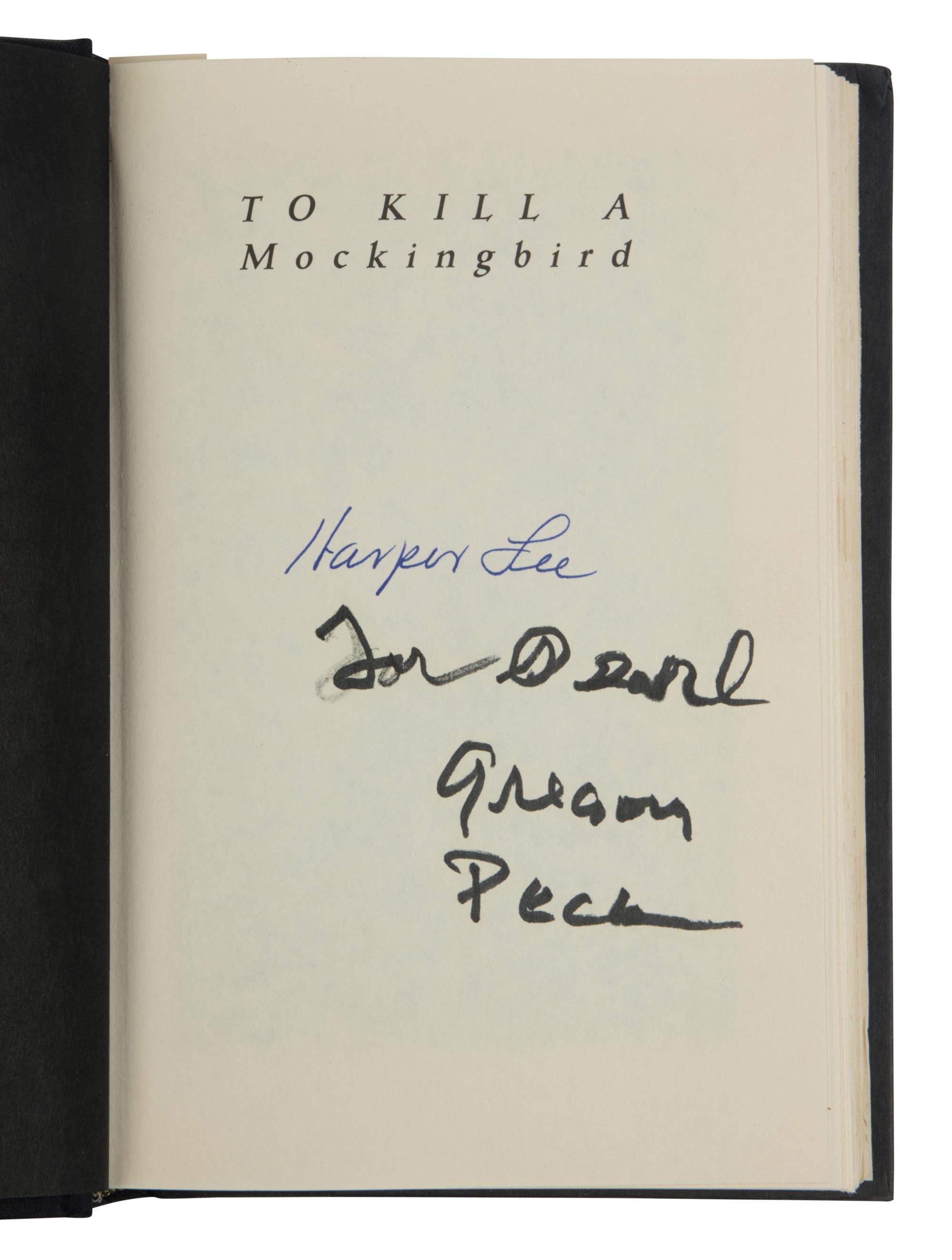 LEE, Harper (1926-2016). To Kill A Mockingbird. New York: HarperCollins Publishers, 1993.