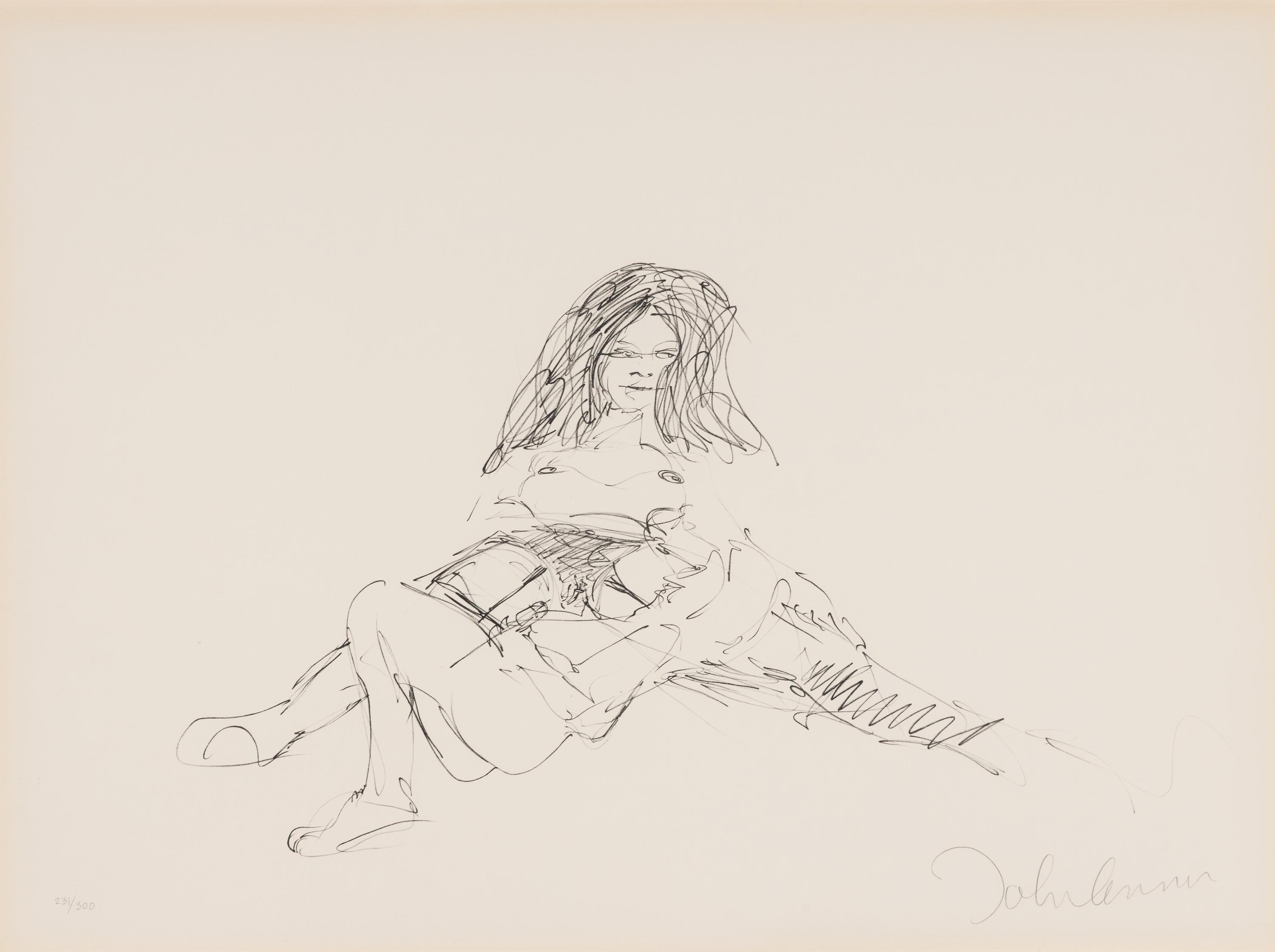 John Lennon (British, 1940-1980) — Untitled from Bag One, 1979