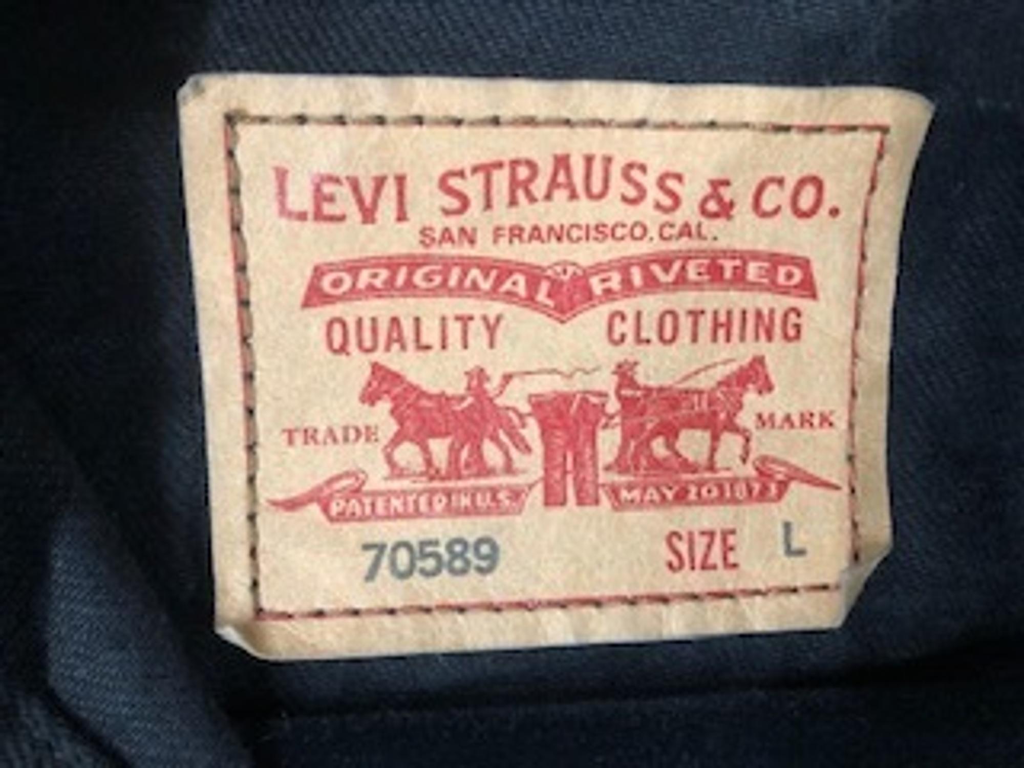 Levi Strauss & Co Trucker Jacket with Chaz Bojorques Print, 2011