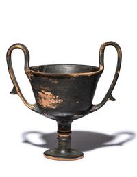 An Attic Black-Glazed Kantharos