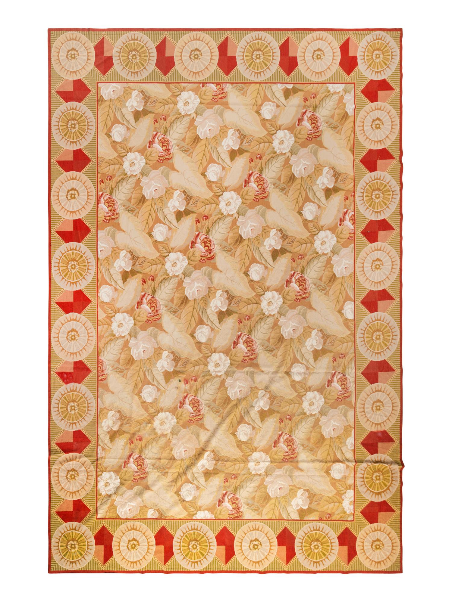 A Portuguese Needlepoint Rug