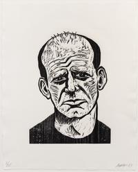 Robert Arneson, (American, 1930-1992), Jackson Pollock, from Five Guys, 1983