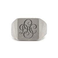 PLATINUM SIGNET RING