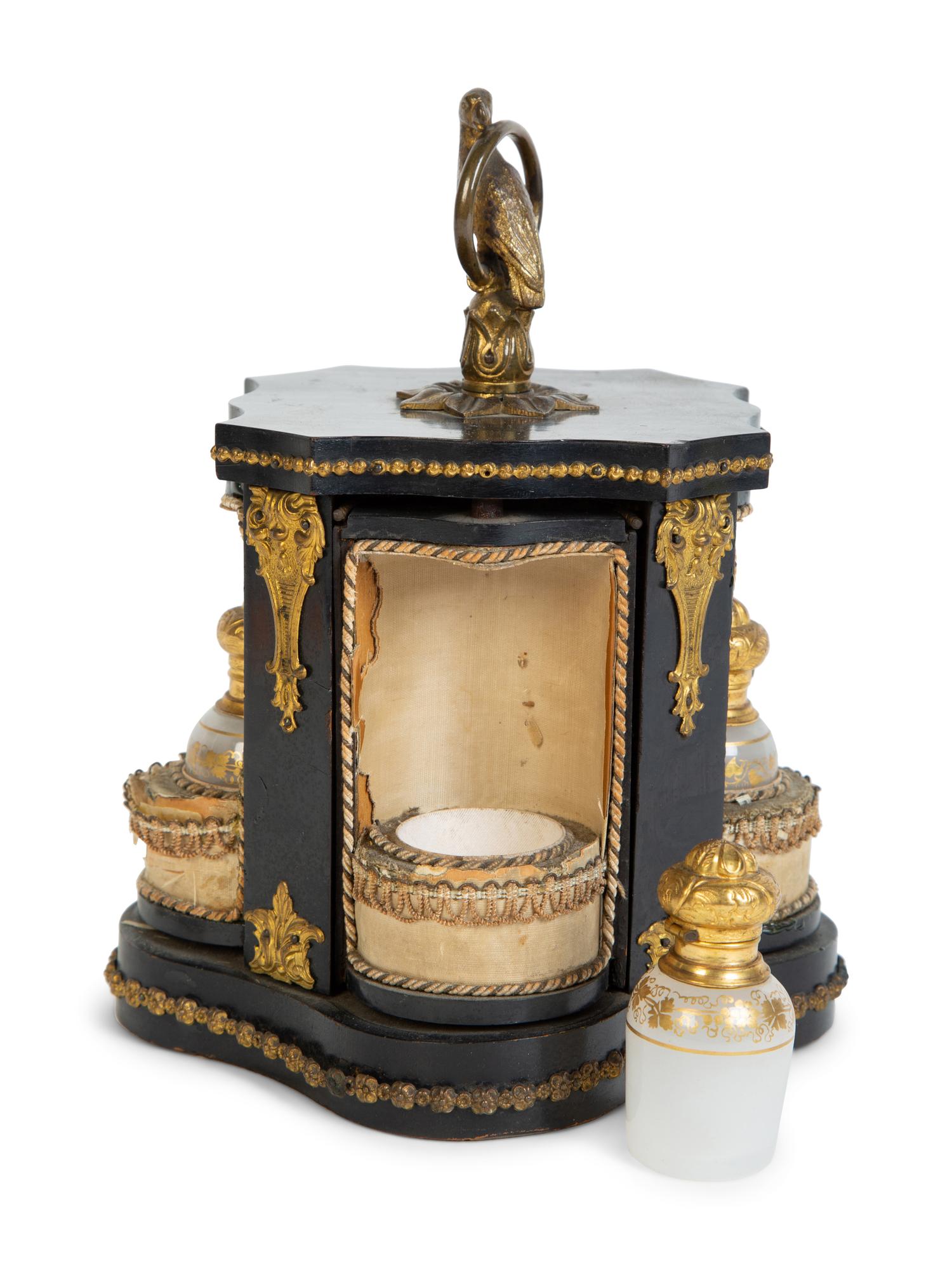 A Napoleon III Gilt Metal Mounted Scent Caddy — 19TH CENTURY
