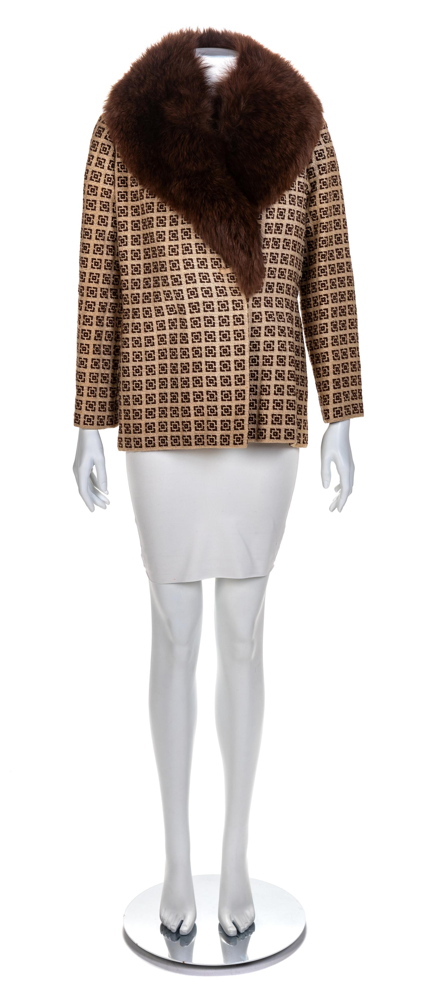 Tiziani Jacket with Fur Trim, 1970's