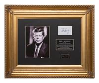 [KENNEDY, John F. (1917-1963)]. Four strands of John F. Kennedy's hair.