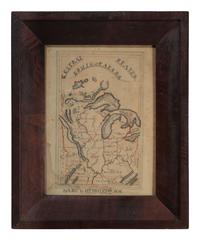 A Hand-Drawn Map of the Central States