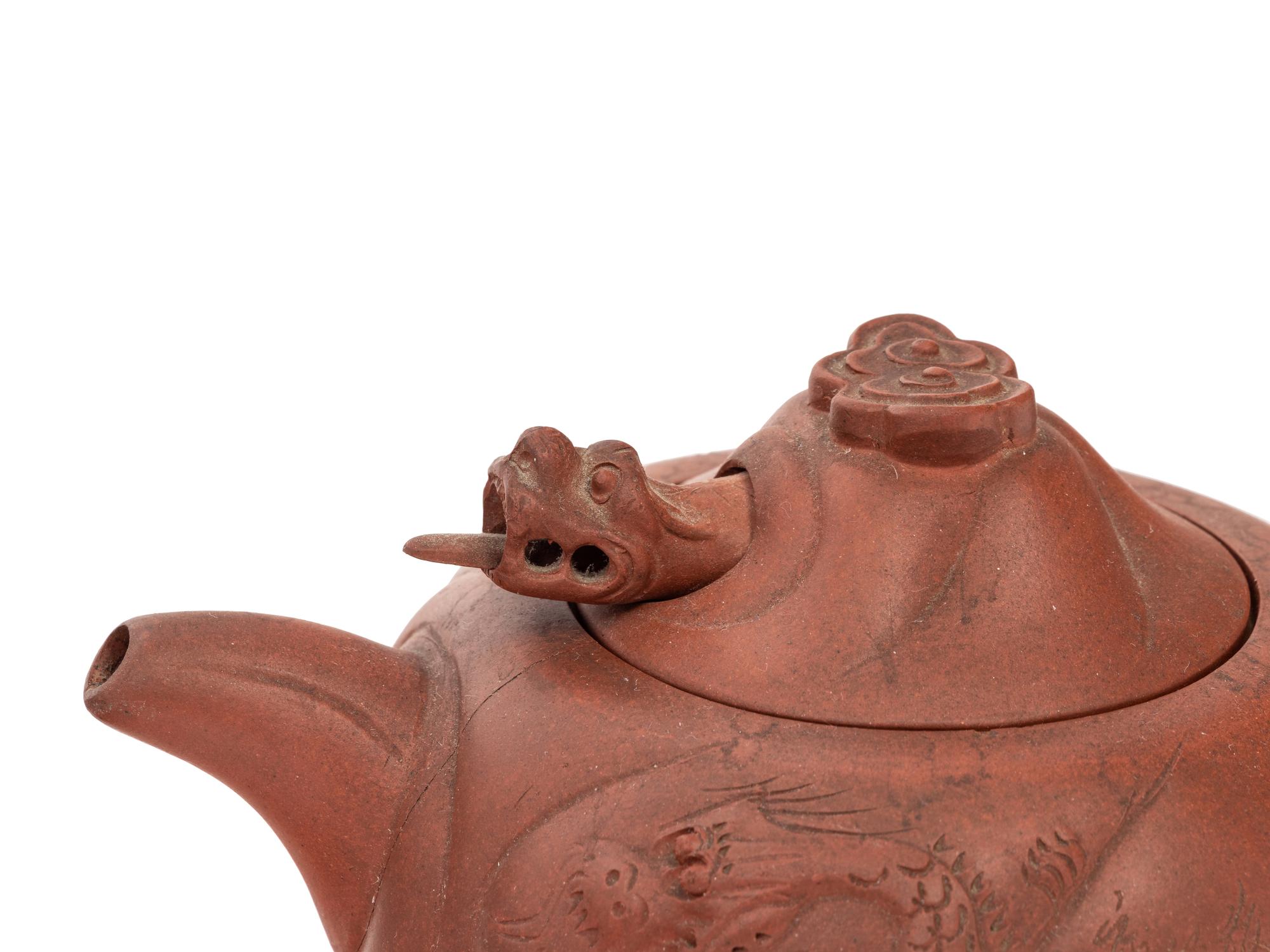 Five Chinese Yixing Zisha Pottery Teapots