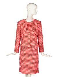 Chanel Red and White Skirt Suit, Spring 2008