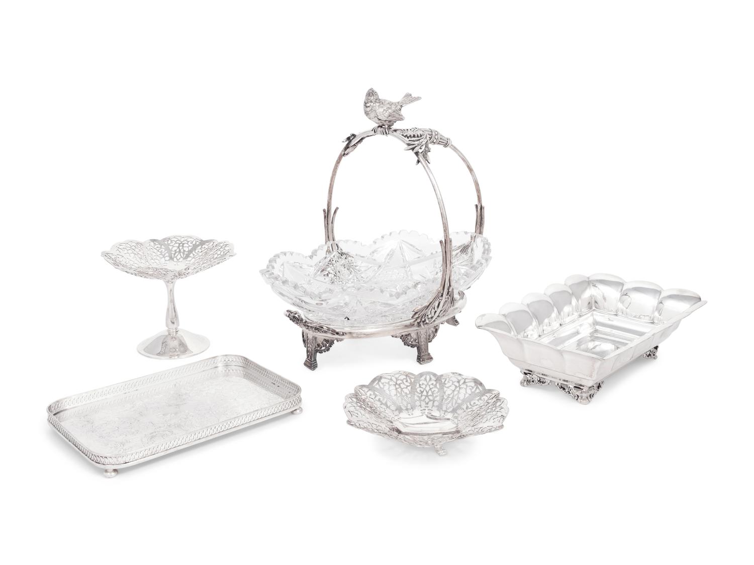 A Group of Silver-Plate Articles