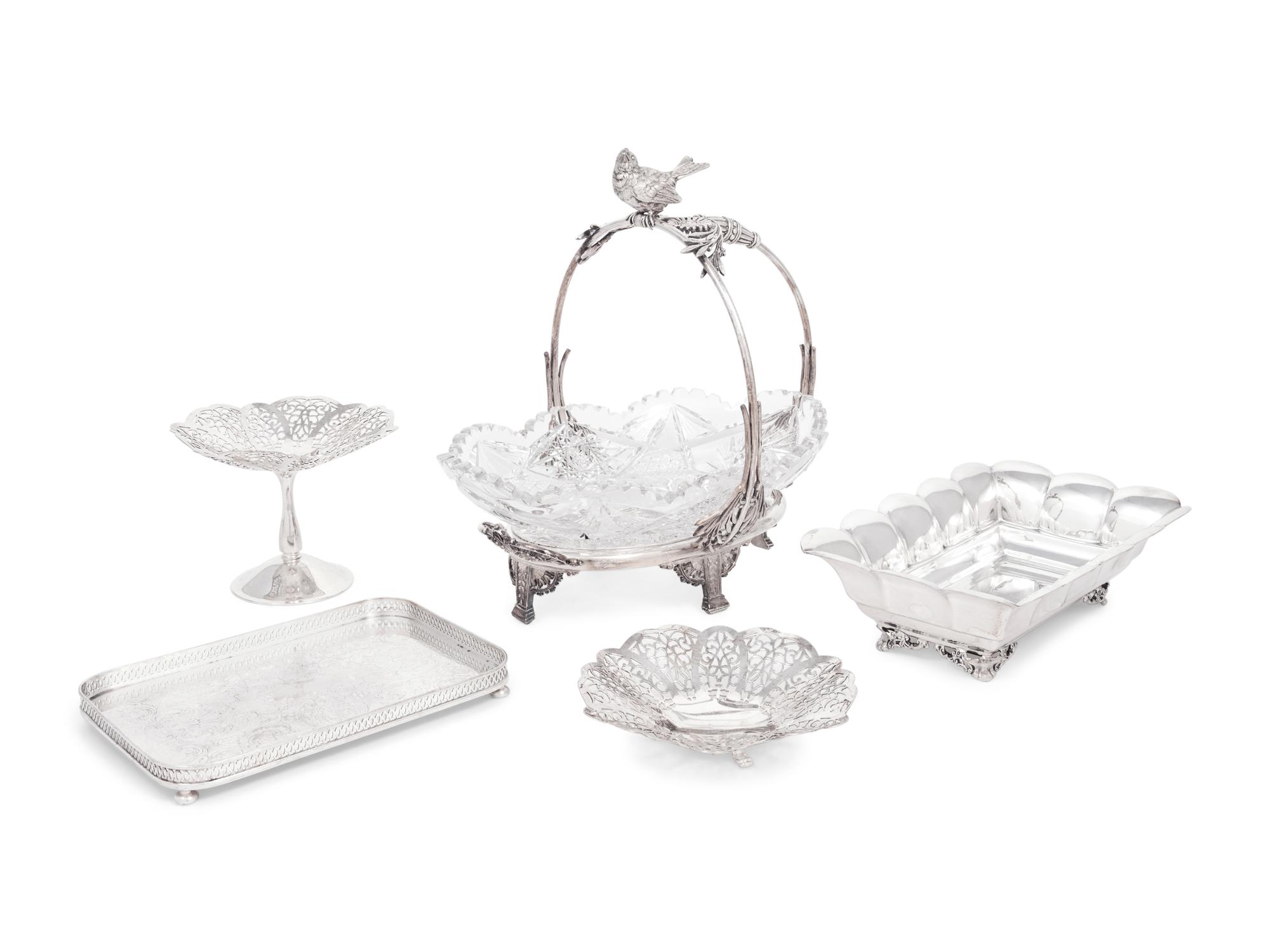 A Group of Silver-Plate Articles